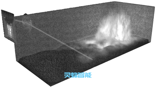 红外热像仪在主窑燃烧室内的位置