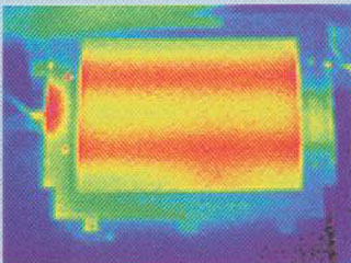 热像仪观测液晶显示器