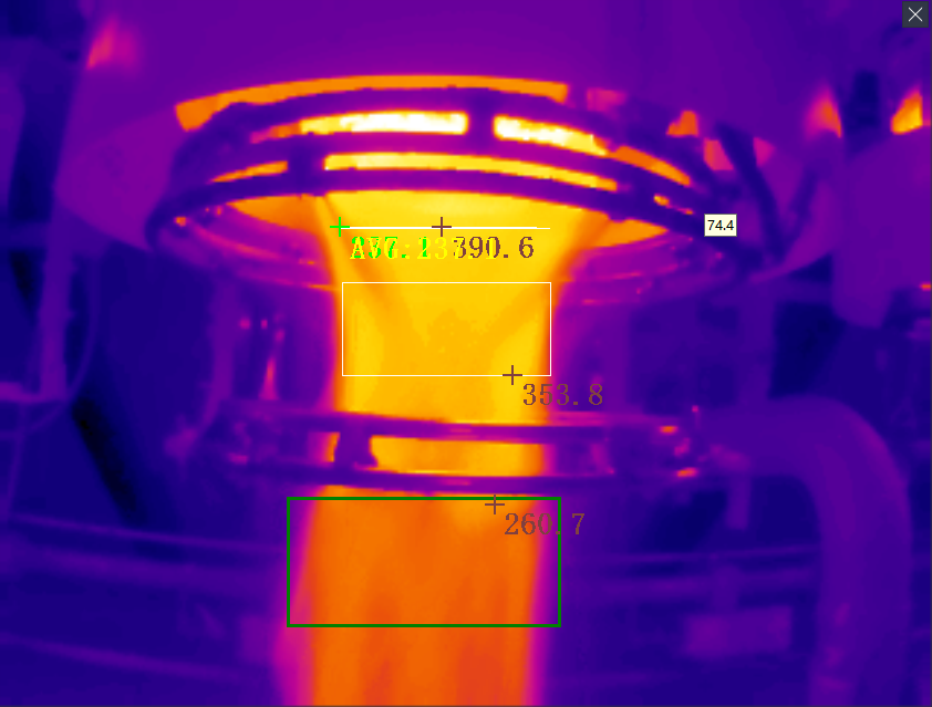 浸润环节的温度监控