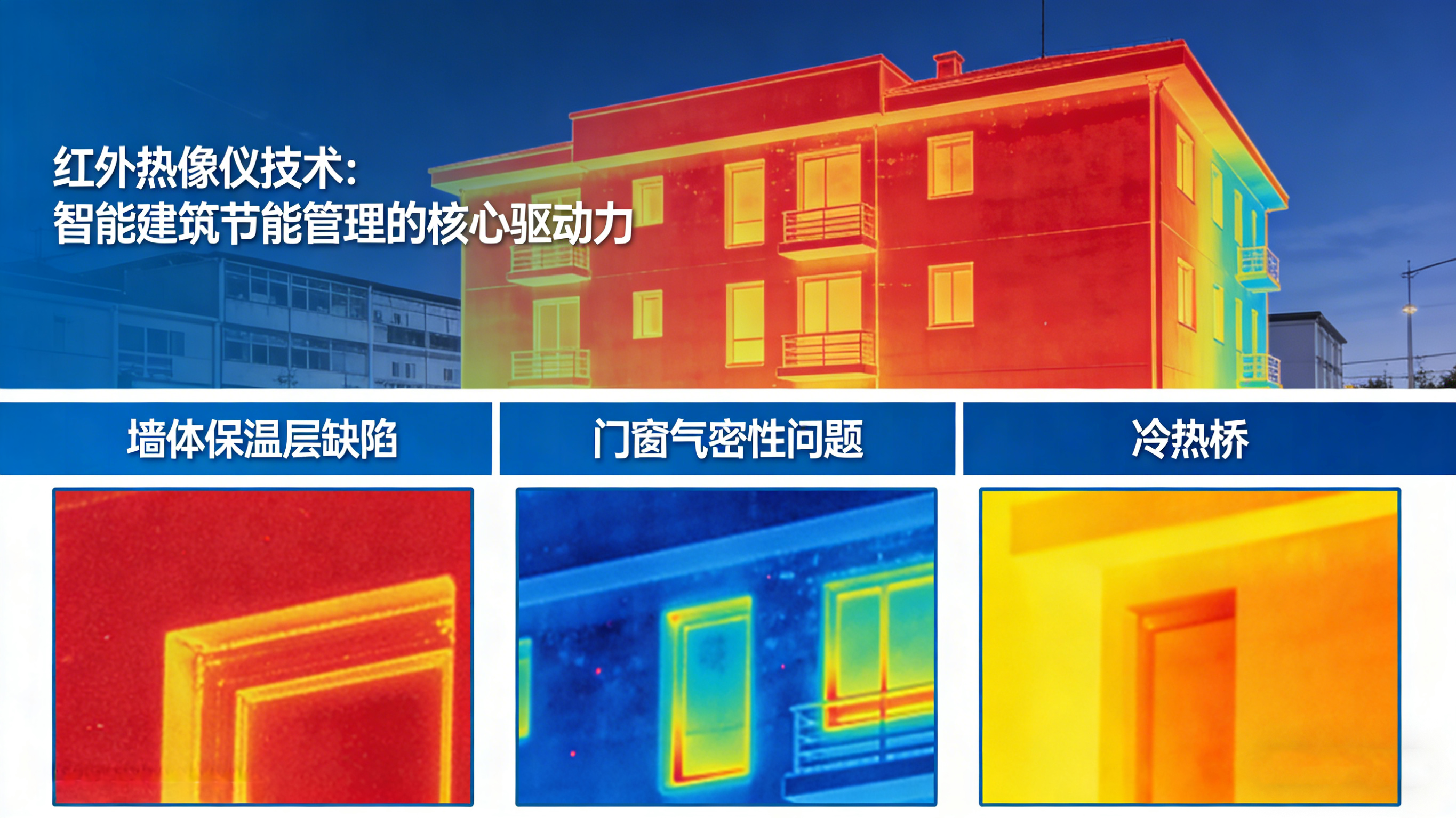 红外热像仪支持智能建筑节能管理